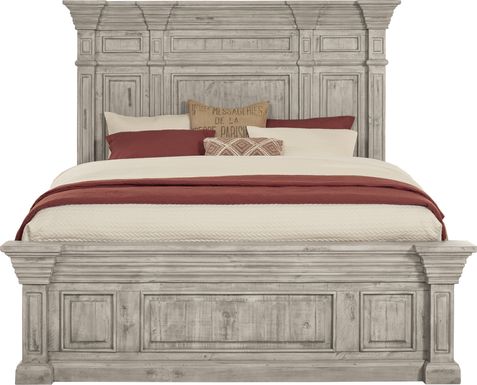 Cindy Crawford Home Pine Manor Gray 3 Pc King Panel Bed