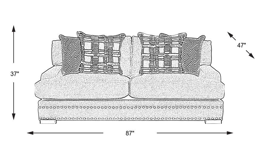 Cindy Crawford Home Tribeca Loft Beige Apartment Sofa - Rooms To Go