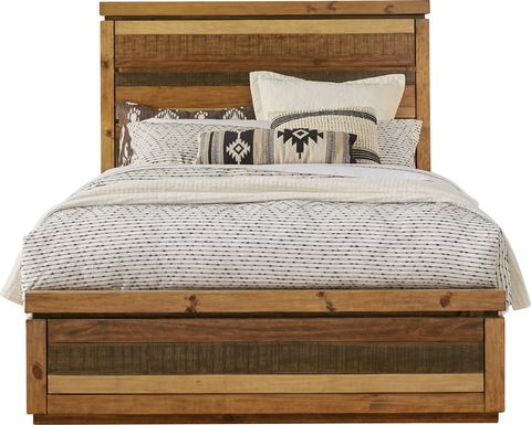 Cindy Crawford Home Westover Hills Brown 3 Pc Queen Panel Bed