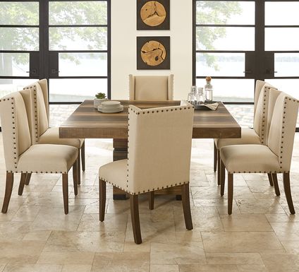 Cindy Crawford Home Westover Hills Brown 5 Pc Square Dining Room