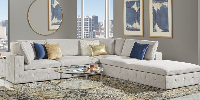 Collin Park Gray 5 Pc Sectional