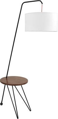 Cordusio Walnut Floor Lamp