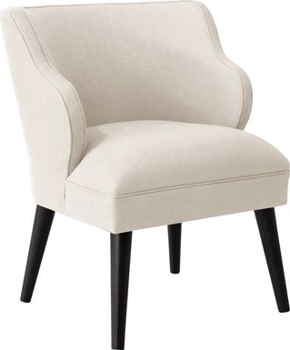 Cottage Charm Ivory Accent Chair