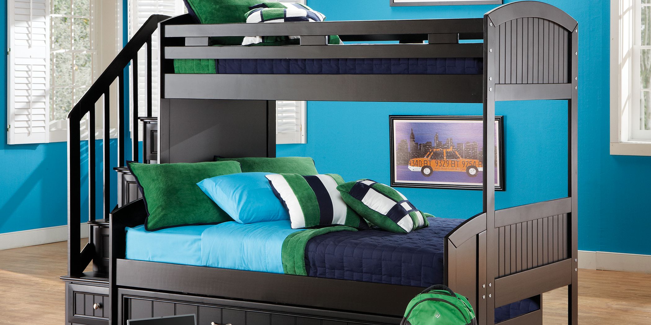 Twin Step Bunk Bed Rooms, Rooms To Go Cottage Colors Bunk Bed Reviews
