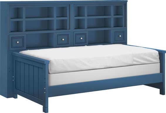 Cottage Colors Navy 5 Pc Twin Bookcase Daybed