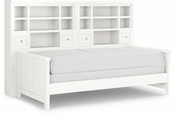 Cottage Colors White 5 Pc Twin Bookcase Daybed