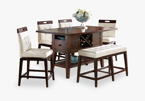 Dining Room Furniture, High Kitchen Table Set