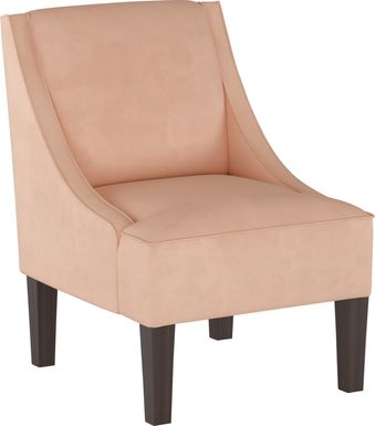 Creamy Hues Pink Accent Chair