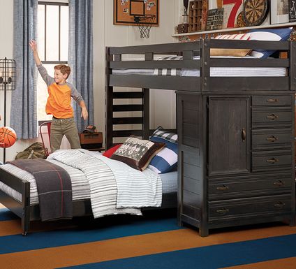 Loft Beds For Kids Rooms To Go, Rooms To Go Full Over Futon Bunk Bed