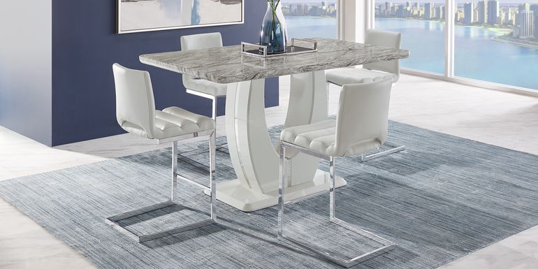 Counter Height Dining Room Table Sets, Modern Counter Height Dining Table And Chairs