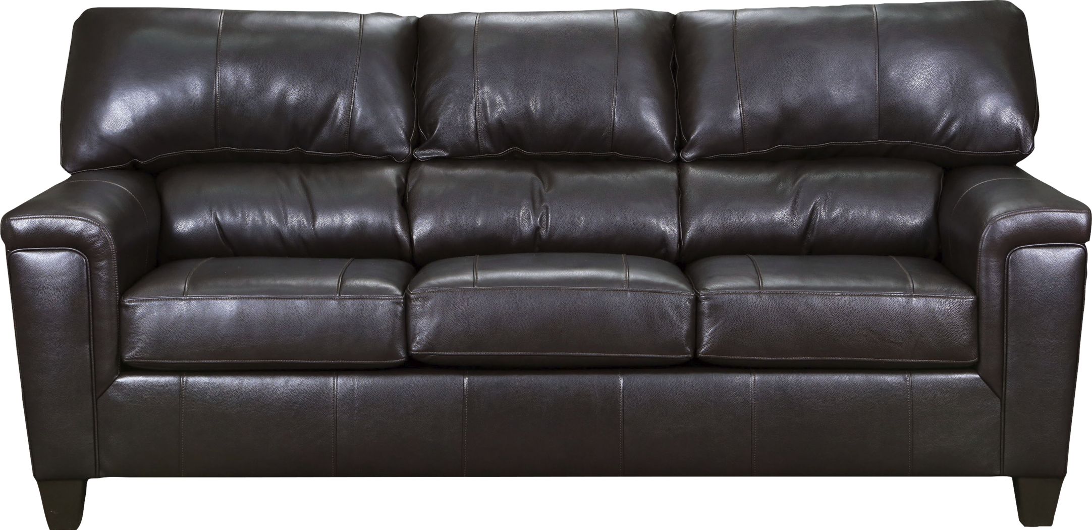 Davello Espresso Leather Sofa Rooms To Go