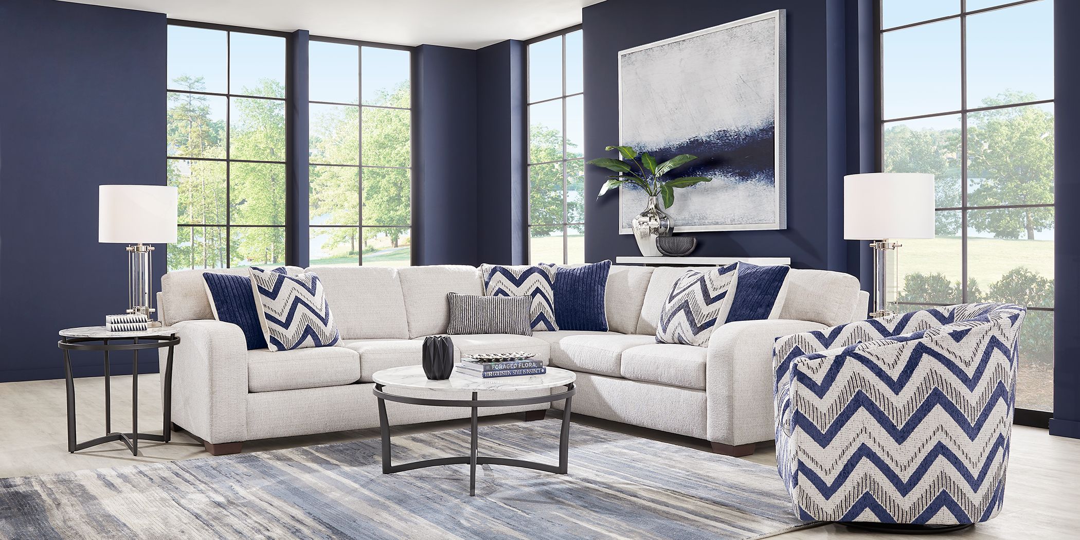 Davilla Platinum 2 Pc Sectional Rooms To Go