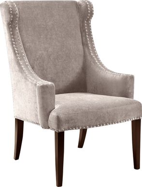 Davlin Taupe Accent Chair