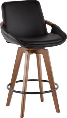 Daylilly Black Counter Height Stool