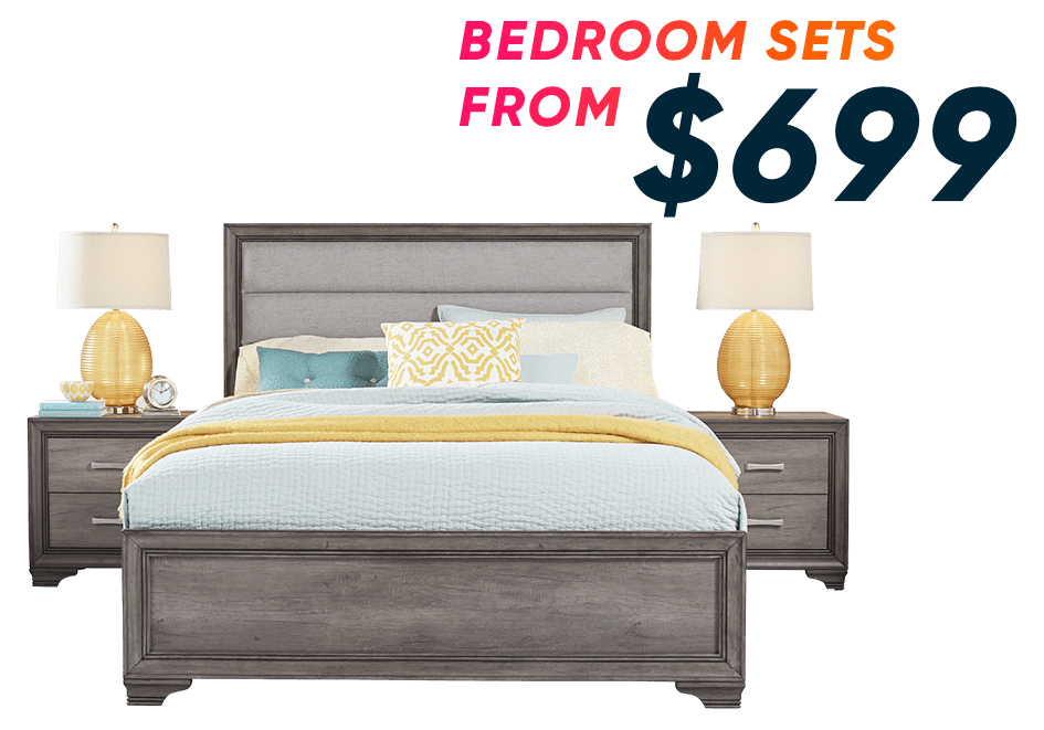 bedroom sets from $699