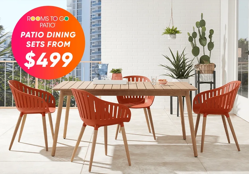 patio dining sets from $499