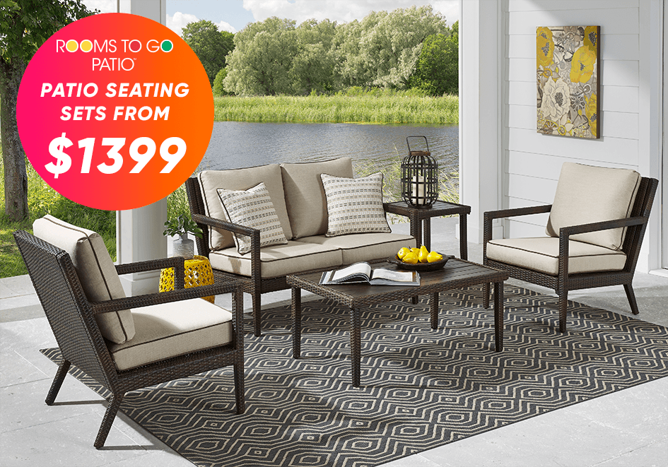 patio seating sets from $1399