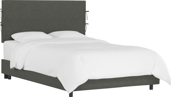 Deep Forest Charcoal King Upholstered Bed