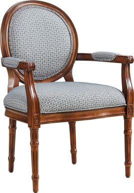 Desdemona Blue Accent Chair