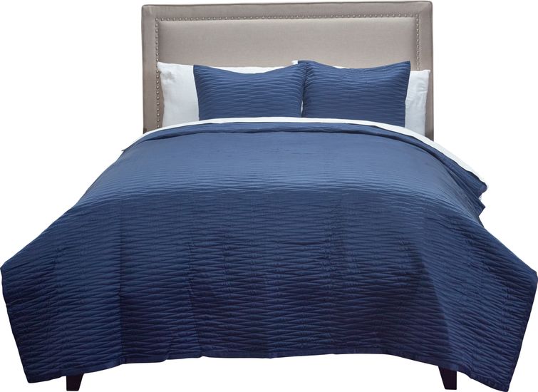 King Comforters on Queen Beds