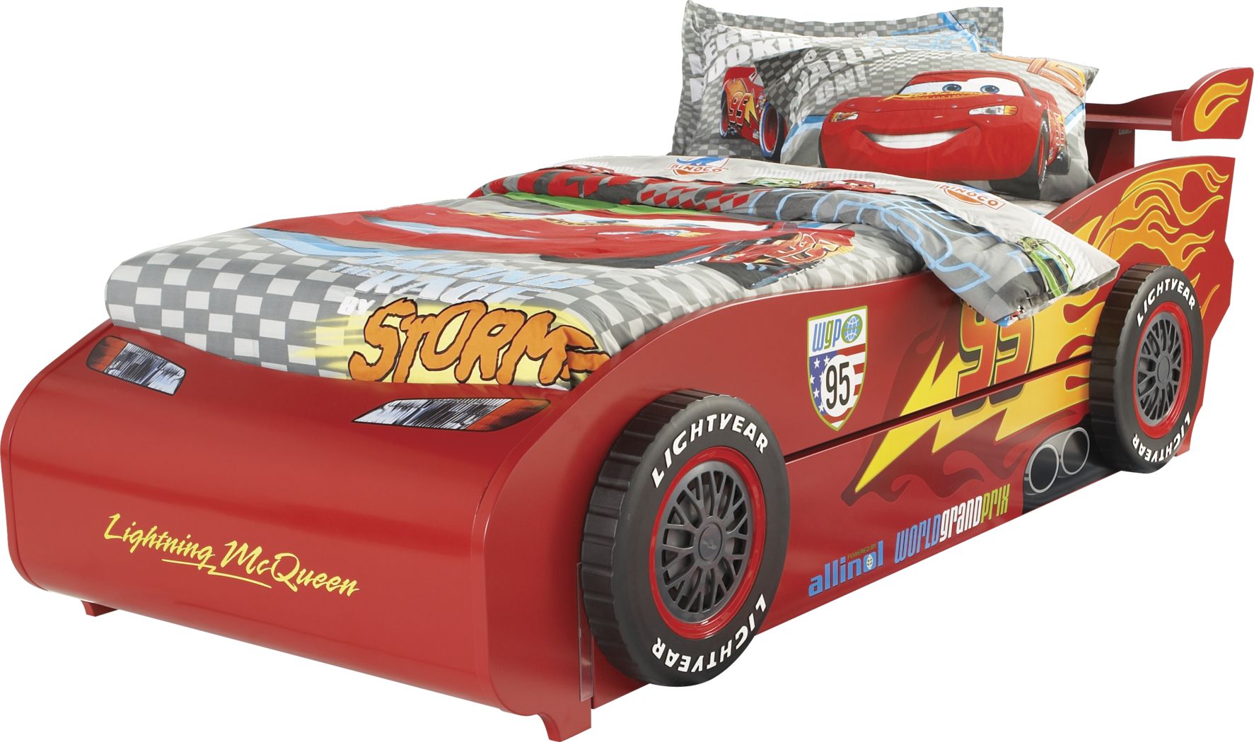 lightning mcqueen bunk bed