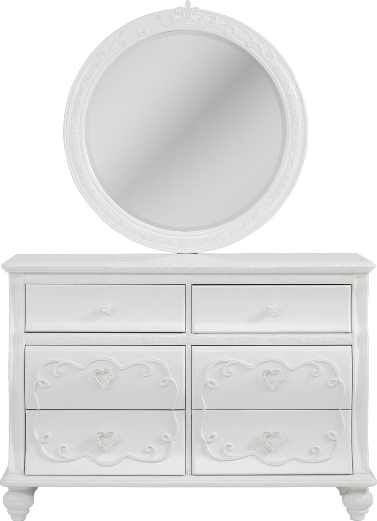 White Dressers With Mirrors Bedroom Dresser Mirror Sets