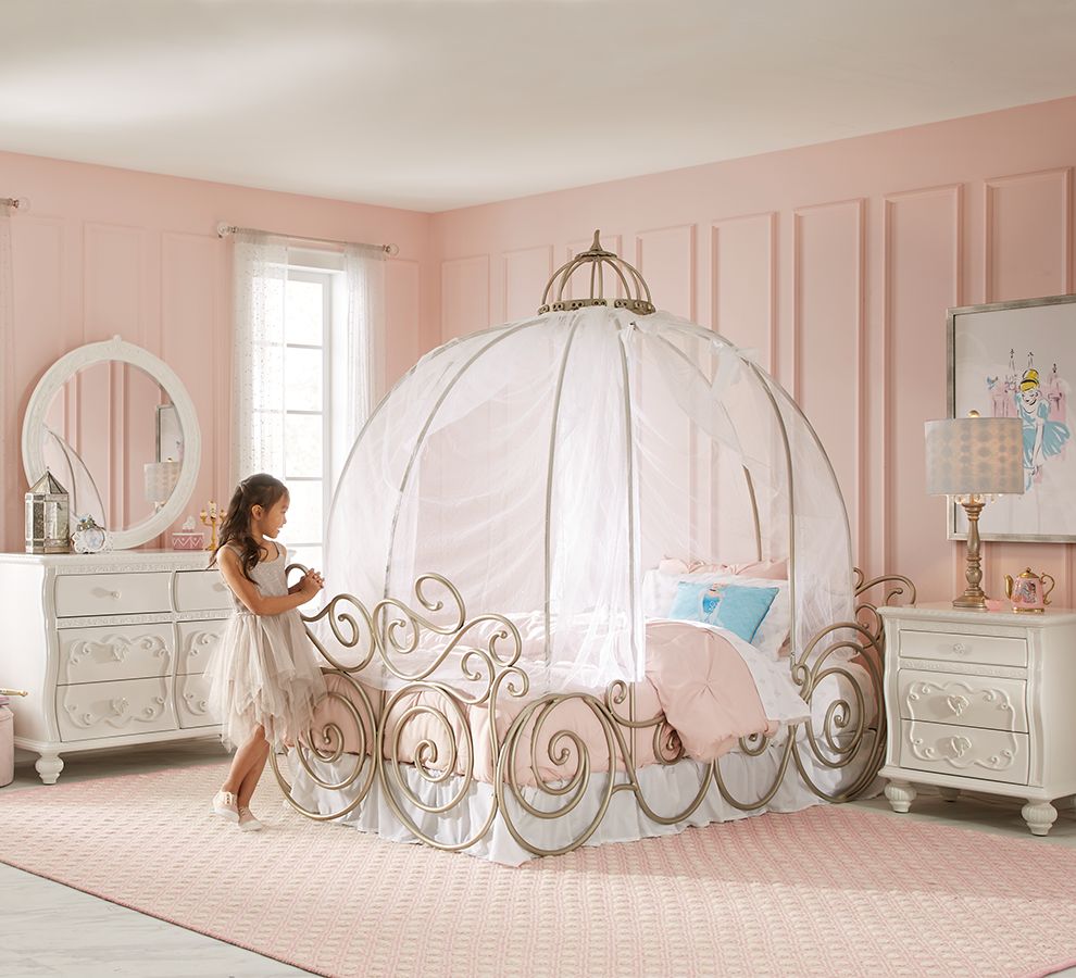disney princess metal carriage bed