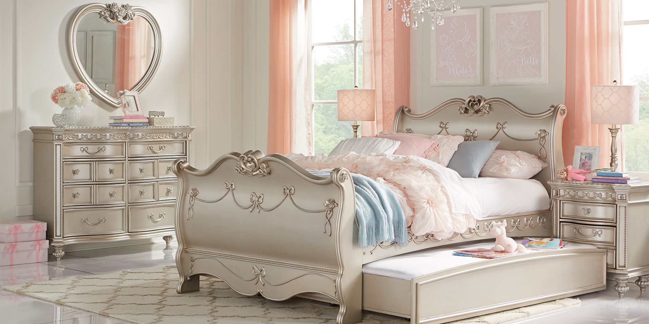 princess twin bedroom set