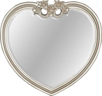 Disney Princess Fairytale Silver Heart Mirror