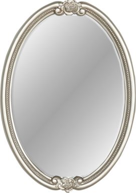 Disney Princess Fairytale Silver Oval Mirror