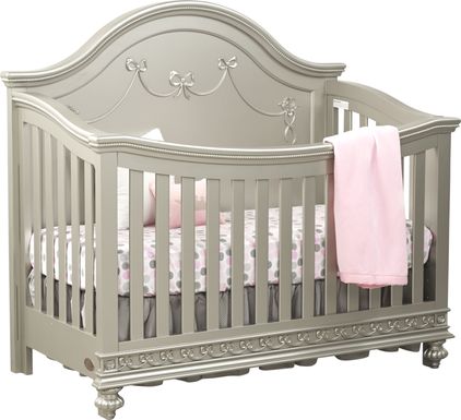 Disney Princess Silver Convertible Crib