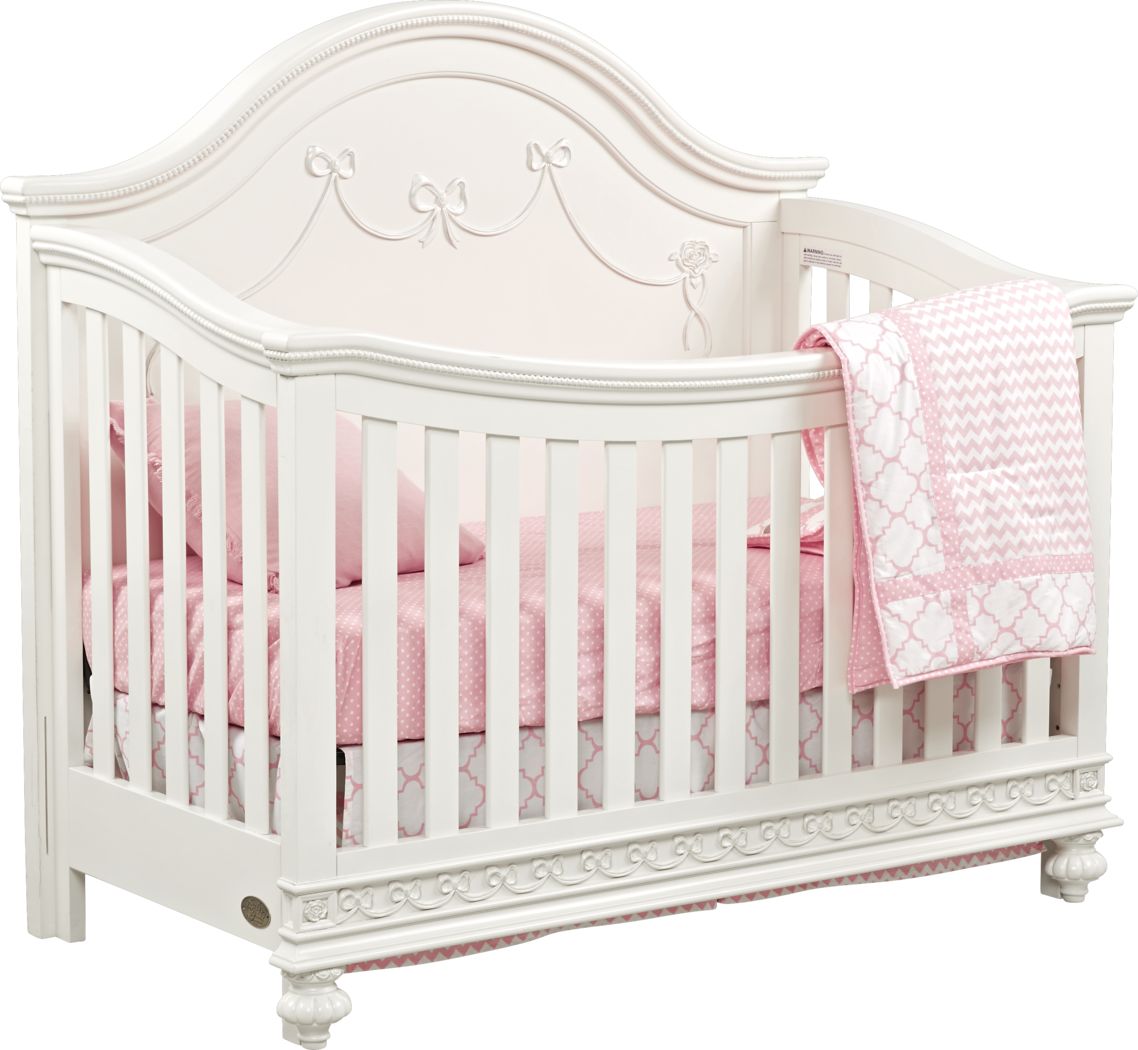 Disney Princess White Crib - Rooms To Go