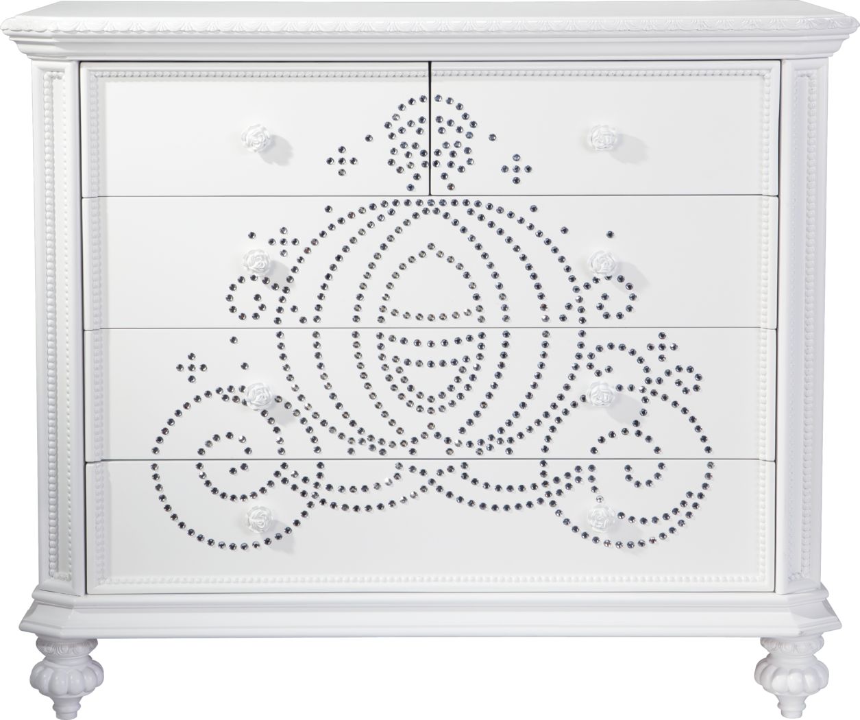 girls white chest of drawers