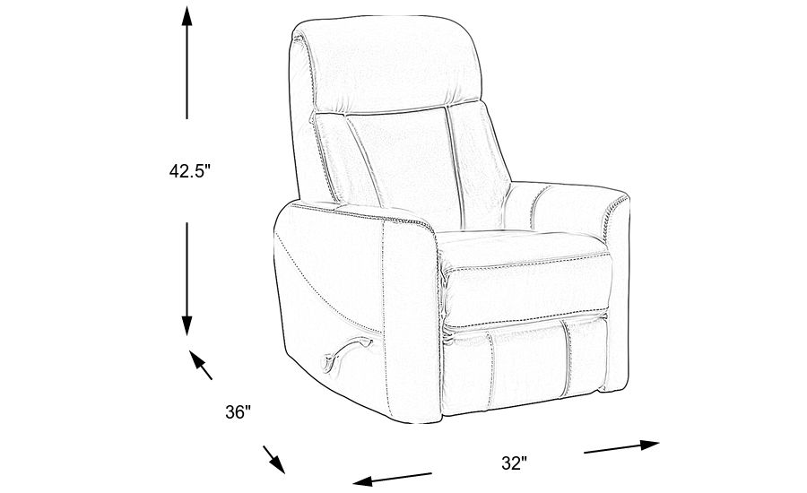 Domio Hydra Leather Swivel Glider Recliner Rooms To Go