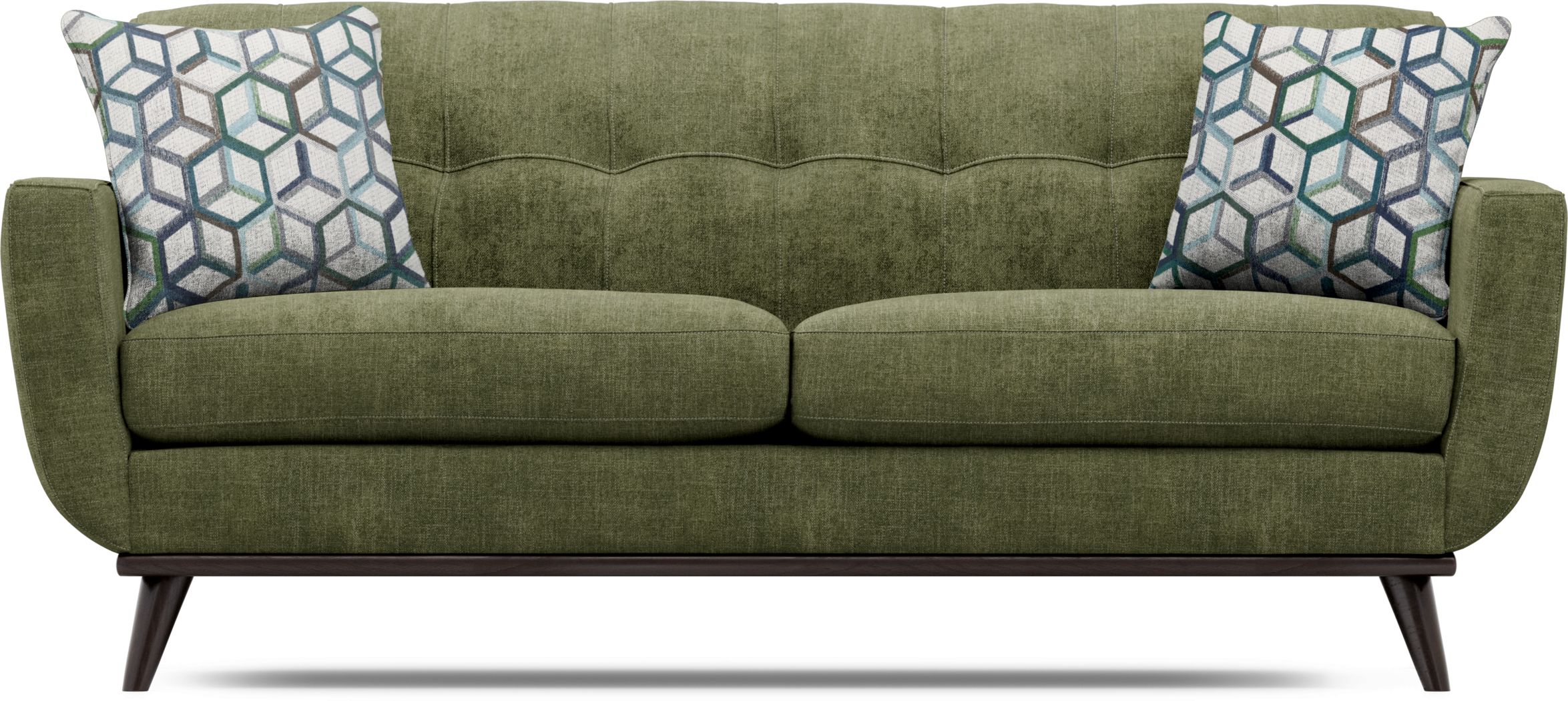 Https Wwwroomstogocom Furniture Product East Side Avocado Apartment Sofa 1014181P