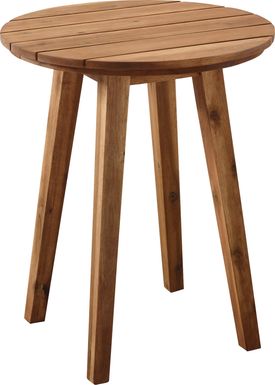 Ederville Brown Outdoor End Table
