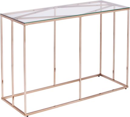 Elmway Clear Console Table
