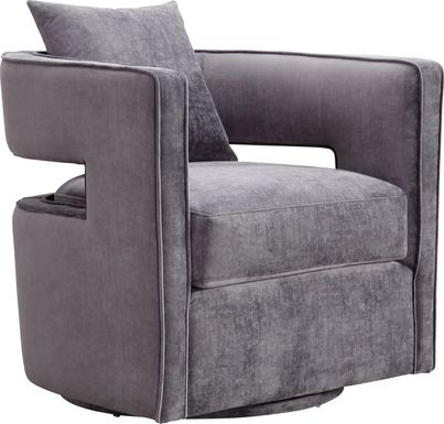 Endalyn Gray Accent Chair