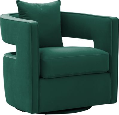 Endalyn Green Accent Chair