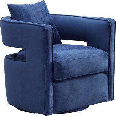 Endalyn Navy Accent Chair