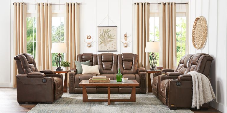 Eric Church Highway To Home Chief Brown 2 Pc Dual Power Reclining Living Room