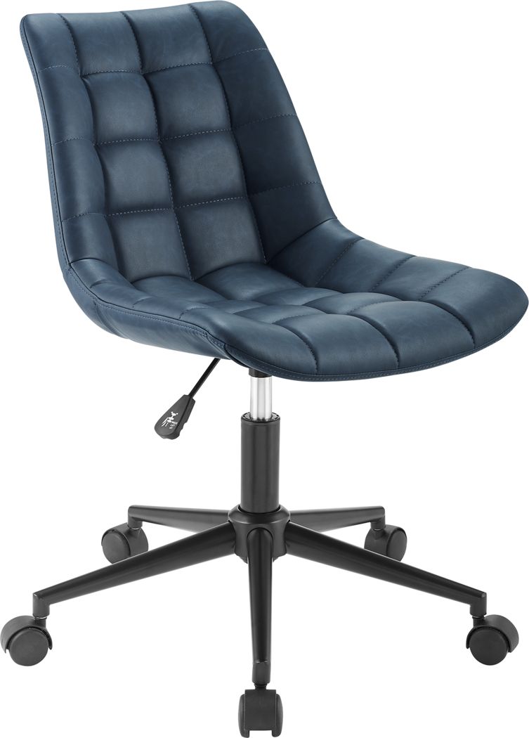 Evamay Navy Desk Chair Rooms To Go
