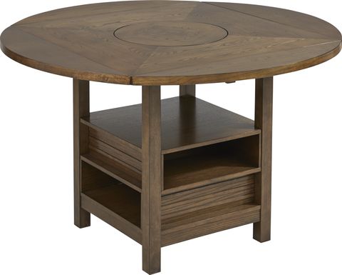 Everdeen Cottage Brown Cherry Counter Height Dining Table