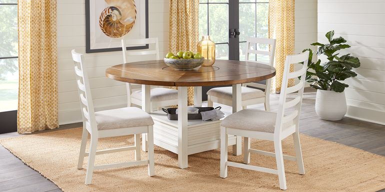 Everdeen Cottage White 5 Pc Dining Room