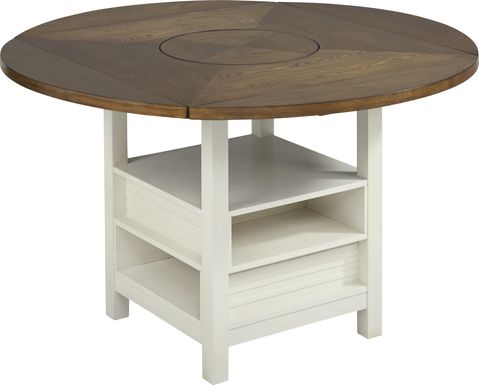 Everdeen Cottage White Counter Height Dining Table
