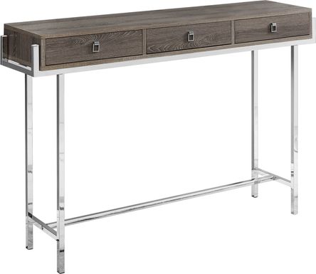 Ezell Taupe Console Table