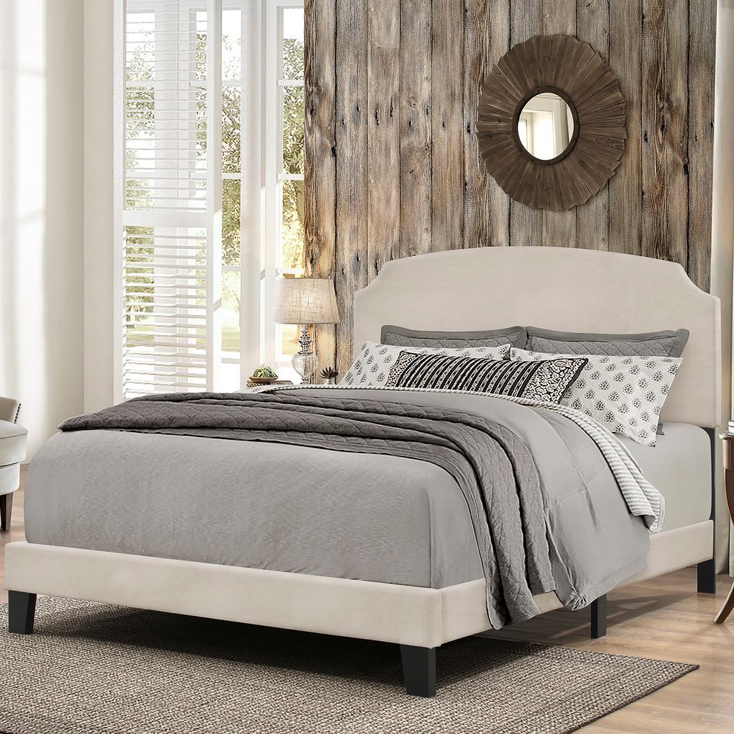 Fencott Light Gray Full Bed - Rooms To Go