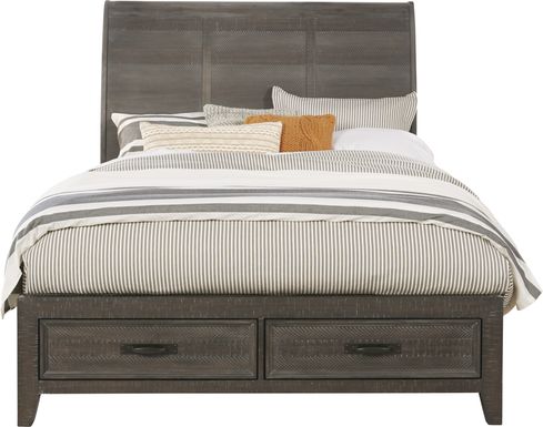 Finlay Espresso 3 Pc King Sleigh Bed with Storage