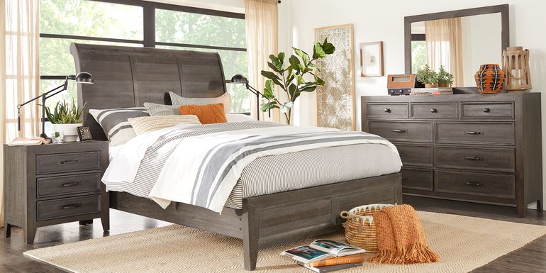 Mill Valley Ii Cherry 7 Piece Queen Sleigh Bedroom With Storage – Hanaposy