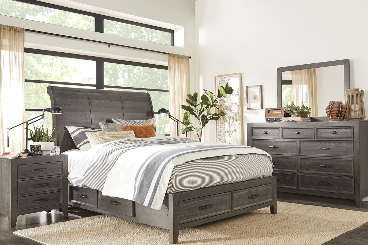 Finlay Espresso Dark Wood Nightstand Rooms To Go